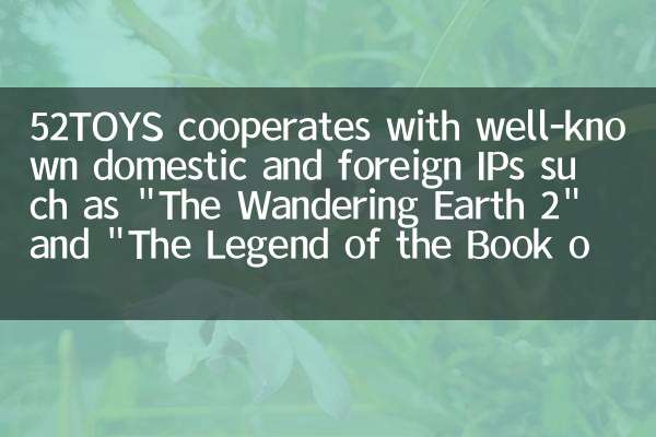 52TOYS cooperates with well-known domestic and foreign IPs such as 