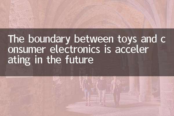 The boundary between toys and consumer electronics is accelerating in the future