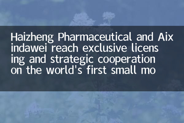 Haizheng Pharmaceutical и Aixindawei достигают эксклюзивного лицензирования и стратегического сотрудничества в первой в мире маленькой молекуле пролеклов AST-3424