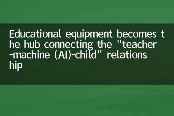 Educational equipment becomes the hub connecting the 