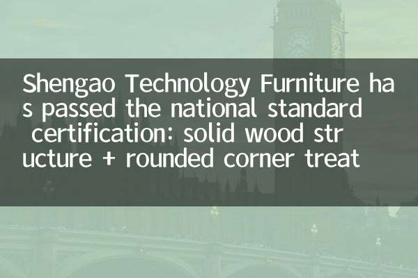 Shengao Technology Furniture has passed the national standard certification: solid wood structure + rounded corner treatment becomes standard for nursing homes