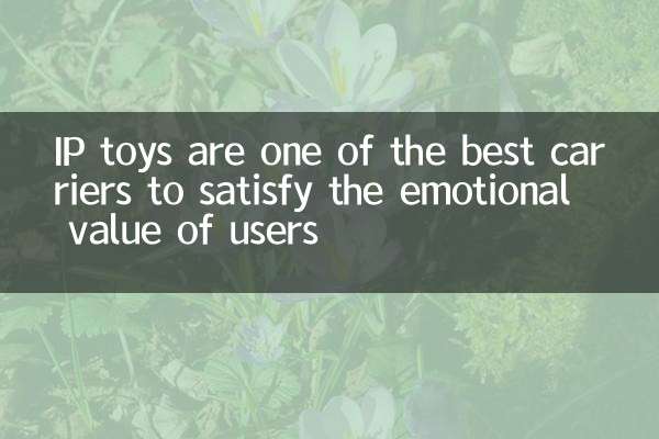 IP toys are one of the best carriers to satisfy the emotional value of users