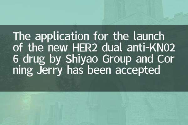 石药集团与康宁杰瑞合作的HER2双抗KN026新药上市申请获NMPA受理，用于HER2阳性胃癌