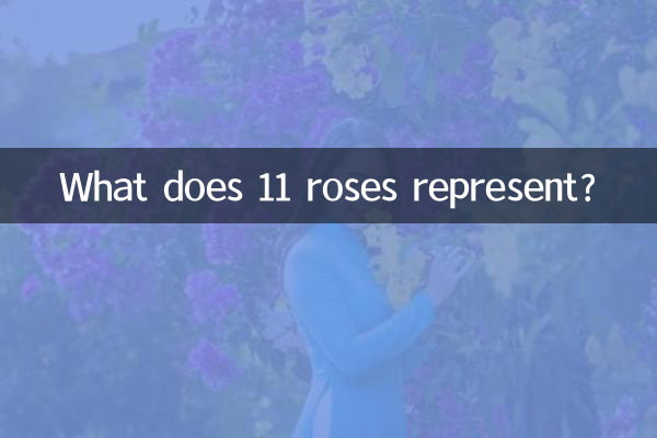 Cosa rappresentano 11 rose?