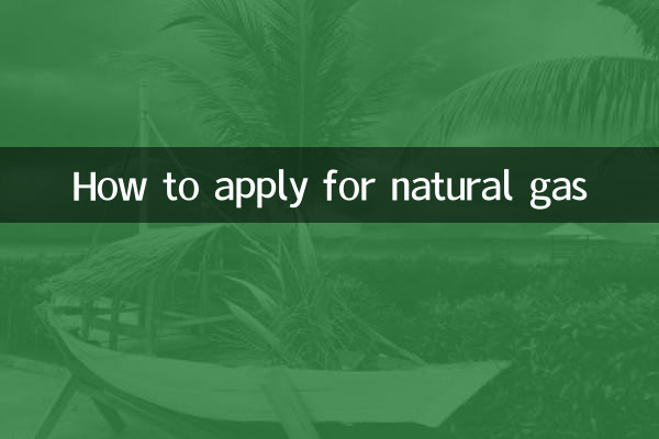 Come fare domanda per il gas naturale