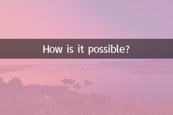 How is it possible?