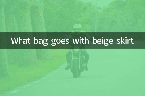 Quale borsa abbinare alla gonna beige?
