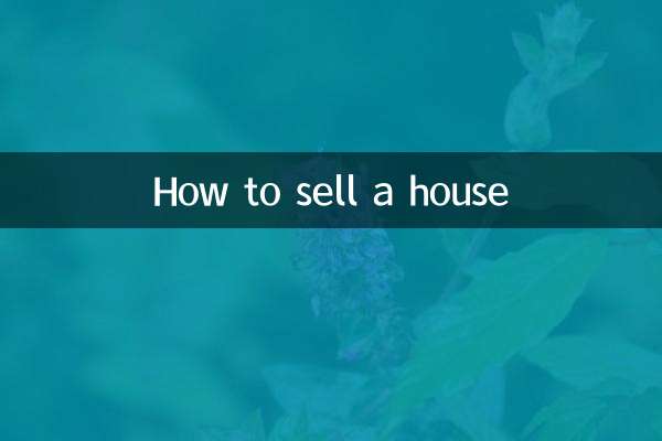 How to sell a house