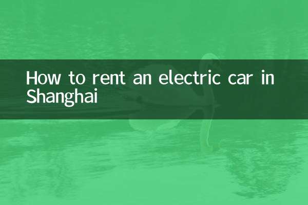 How to rent an electric car in Shanghai