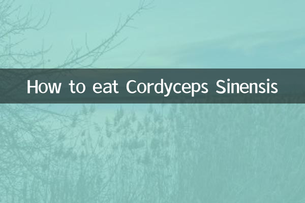 Come mangiare Cordyceps Sinensis
