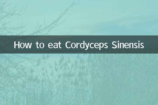 Come mangiare Cordyceps Sinensis