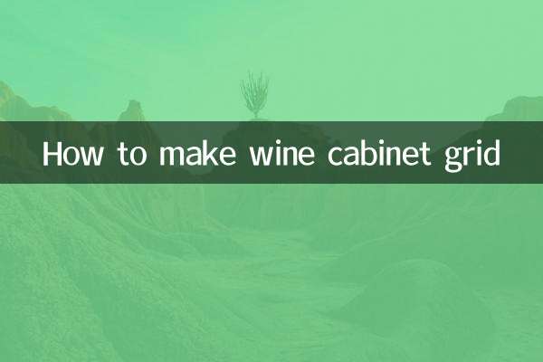 Como fazer grade para armário de vinho