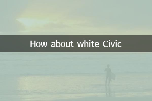 Che ne dici della Civic bianca?