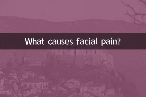 What causes facial pain?