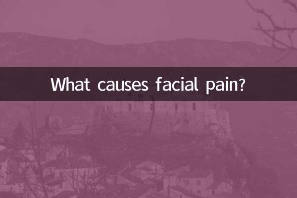 What causes facial pain?