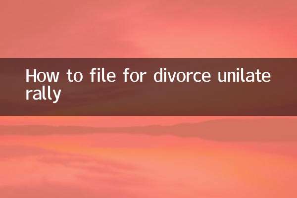 Как подать на развод в одностороннем порядке