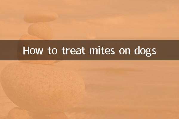 Como tratar ácaros em cães