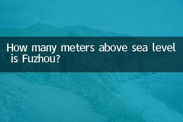 福州の標高は何メートルですか?