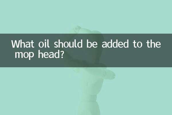 Какое масло следует заливать в насадку швабры?
