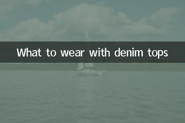 Was trägt man zu Jeansoberteilen?