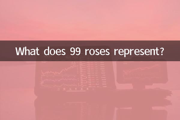 What does 99 roses represent?