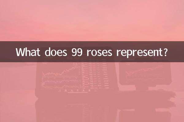 What does 99 roses represent?