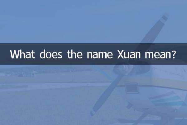 What does the name Xuan mean?