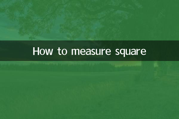 Comment mesurer un carré