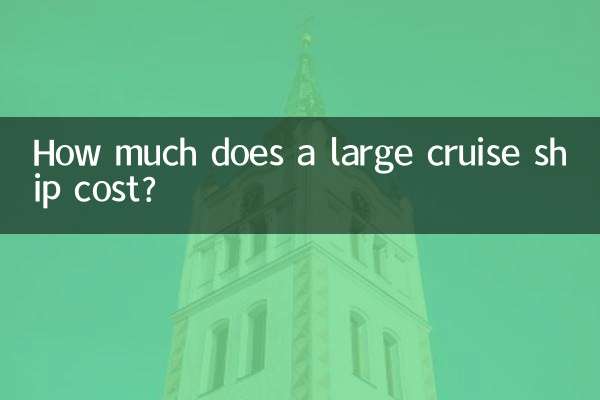 كم تكلفة سفينة سياحية كبيرة؟