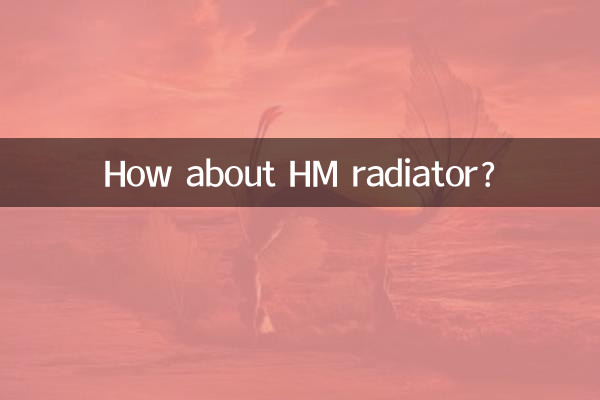 HM ریڈی ایٹر کے بارے میں کیا خیال ہے؟