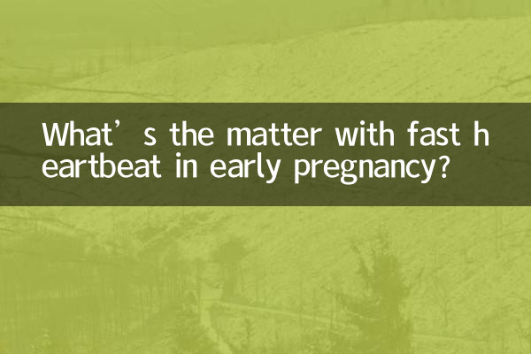 प्रारंभिक गर्भावस्था में दिल की तेज़ धड़कन का क्या मामला है?