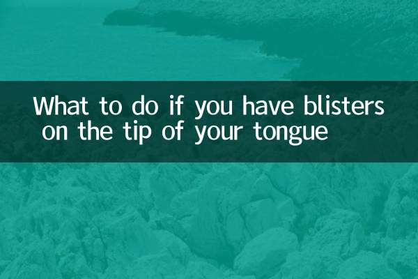 Cosa fare se hai delle vesciche sulla punta della lingua