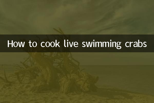 Cómo cocinar cangrejos nadadores vivos