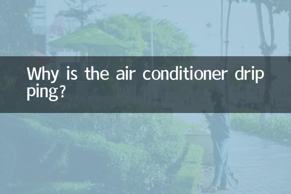 Pourquoi le climatiseur goutte-t-il ?