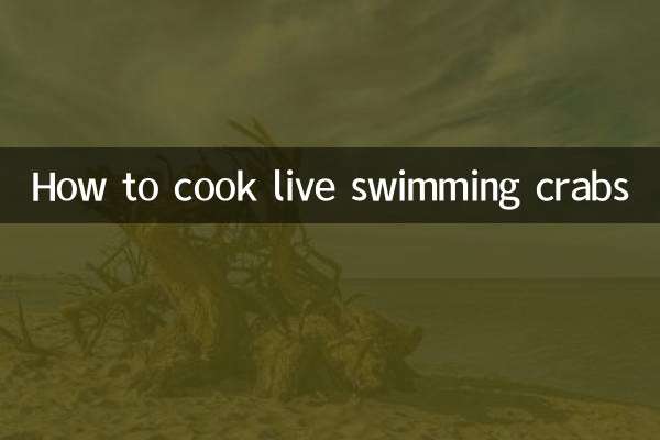 Cómo cocinar cangrejos nadadores vivos