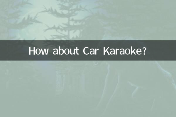Wie wäre es mit Auto-Karaoke?