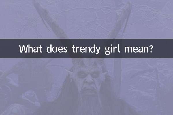 ¿Qué significa chica de moda?