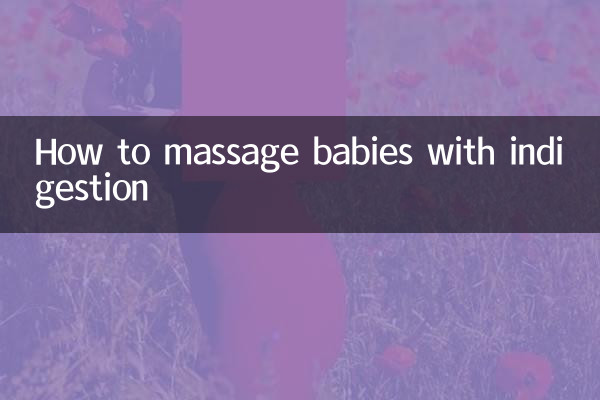 소화불량 아기 마사지 방법