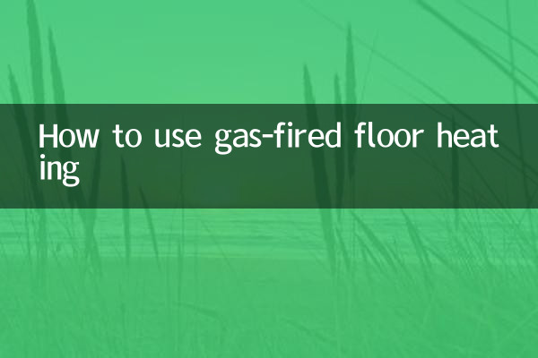 So nutzen Sie eine gasbetriebene Fußbodenheizung