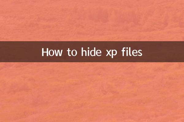 Cómo ocultar archivos XP