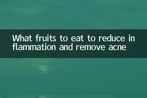 Какие фрукты есть, чтобы уменьшить воспаление и убрать прыщи