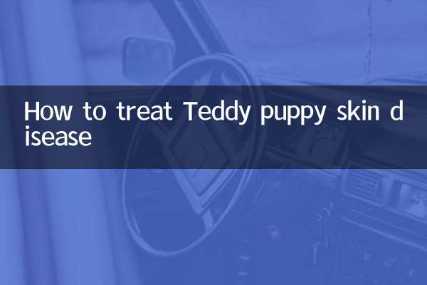 テディの子犬の皮膚病を治療する方法