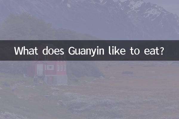 গুয়ানিন কি খেতে পছন্দ করেন?