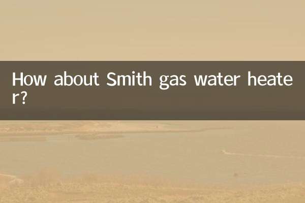 Che ne dici dello scaldabagno a gas Smith?