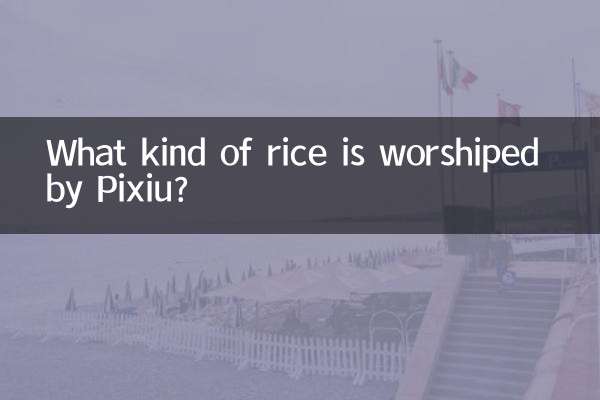 Pixiu는 어떤 종류의 쌀을 숭배합니까?