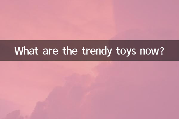 现在潮品玩具都有什么
