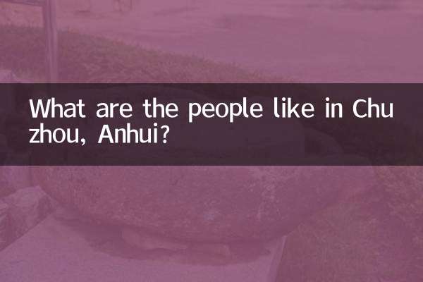 安徽省楚州の人たちはどんな感じですか?