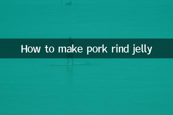 Como fazer geleia de torresmo