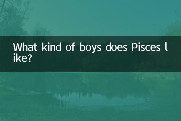 Che tipo di ragazzi piacciono ai Pesci?