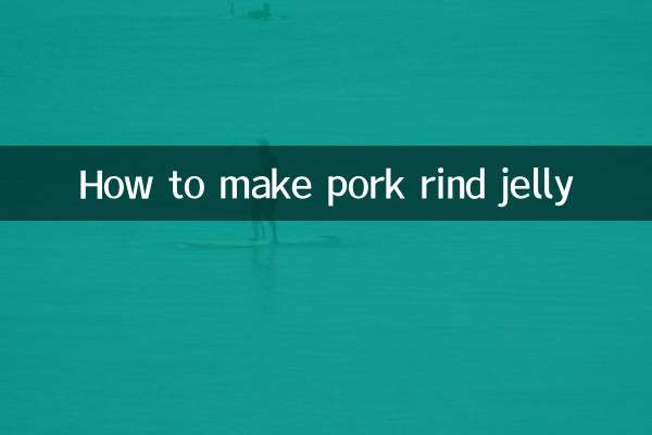 سور کا گوشت رند جیلی بنانے کا طریقہ